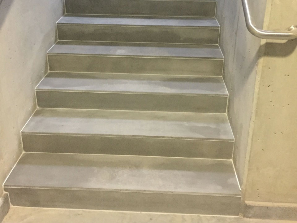 Concrete stairs panels
Thickness 15mm
Surface - rough, sealed